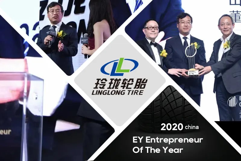 Ernst & Young-ek Shandong Linglong Tire Co., Ltd.-ko Wang Feng-ek Urteko Ekintzaileen® 2020 Txinako Sariaren Irabazle gisa iragarri du